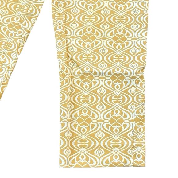 Jones New York Signature Women's Golden/Tan/White Print Capri Crop Pants SZ 8 - Picture 5 of 8